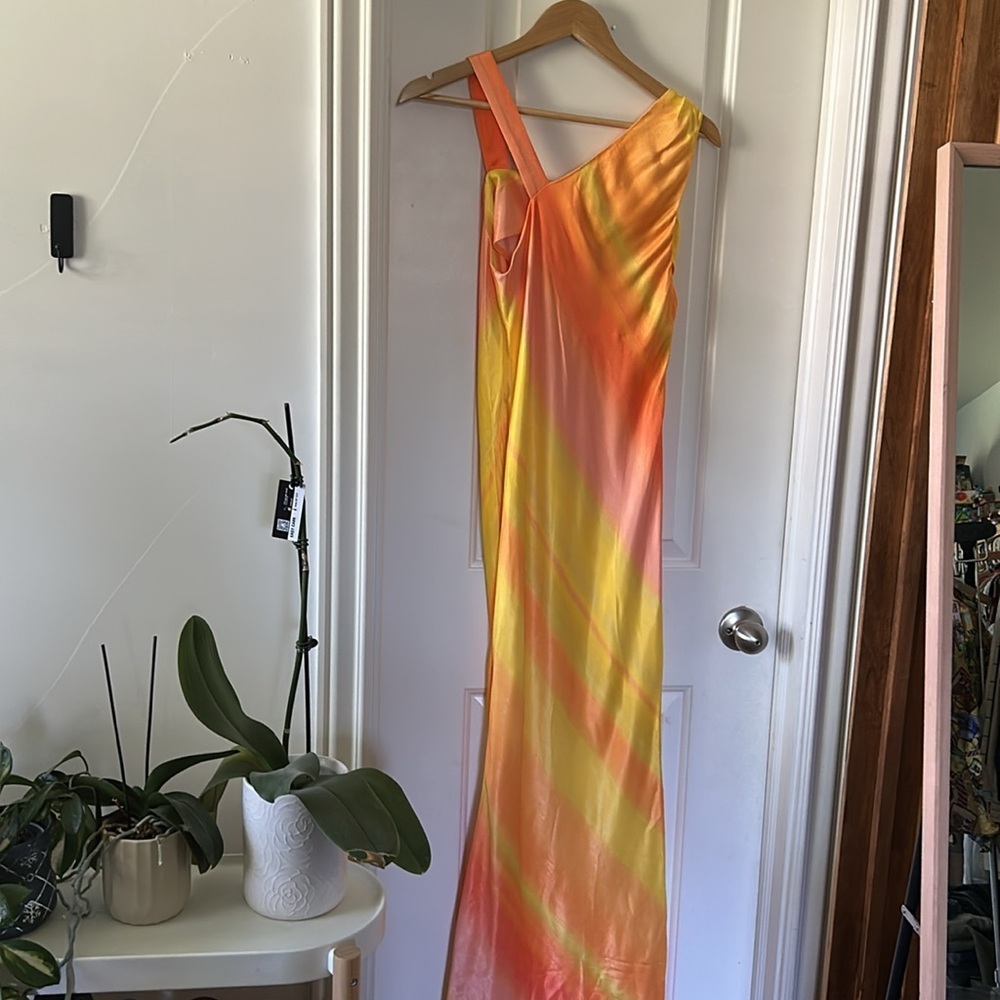 Anthropologie X Du Paradis Maxi Ombre Marbled Sleeveless Dress. Size S - Picture 3 of 8